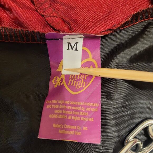 EVER AFTER HIGH CERISE HOOD KIDS HALLOWEEN COSTUME Girls Medium 8-10 - Picture 7 of 11